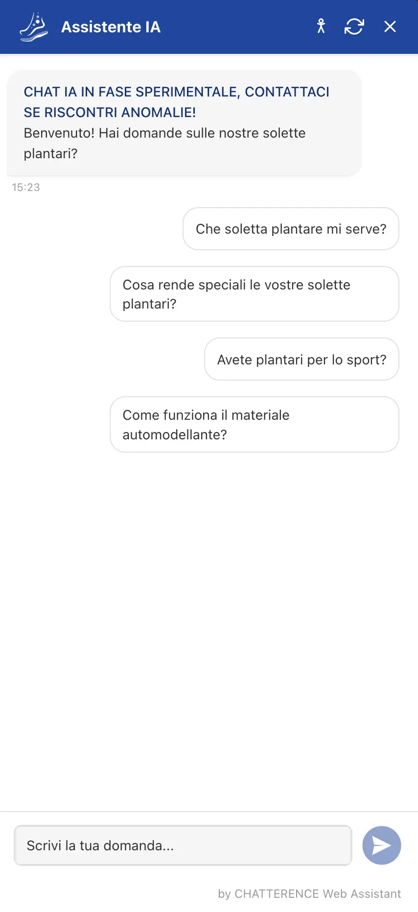 Plantari Italiani : Chatterence Web Assistant